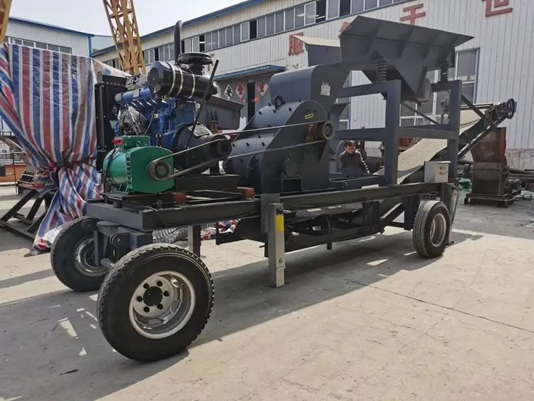 Cobblestone stone Double stage non-sieve bottom crusher