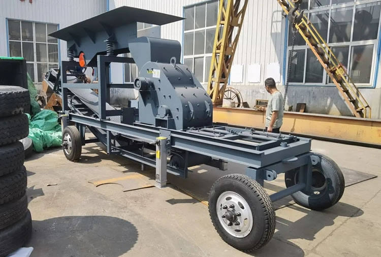 Cobblestone stone Double stage non-sieve bottom crusher